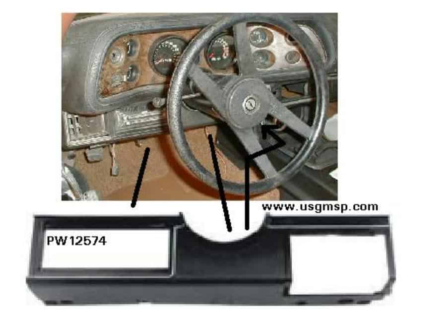 Steering Column Lower Cover: Camaro 70-78